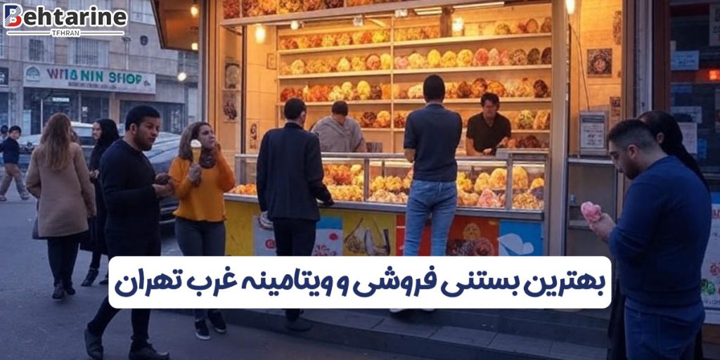 بهترین بستنی فروشی و ویتامینه غرب تهران