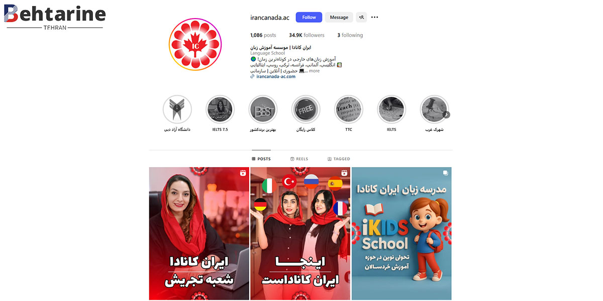 بهترین آموزشگاه زبان فرانسه در تهران